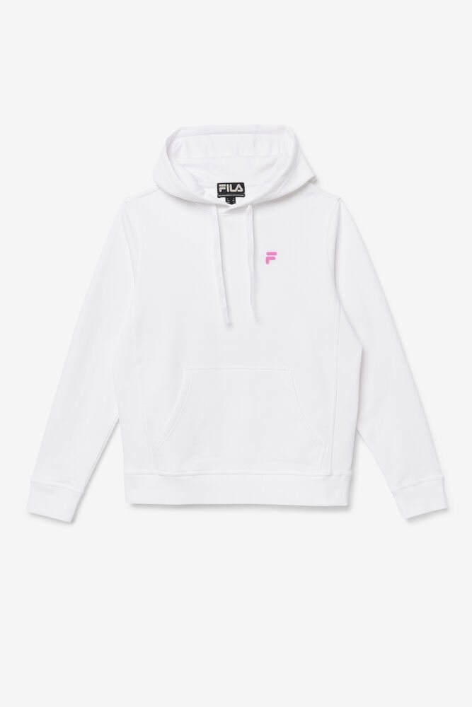 Fila Hoodie Phoenix Mens White - India BPE-529308